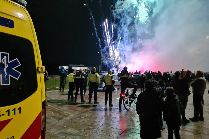 Vuurwerkshow zorgt voor veel vertier