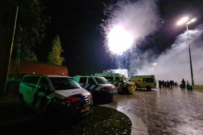 Vuurwerkshow zorgt voor veel vertier