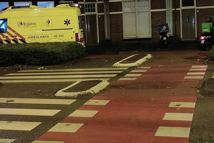 Bezorger gewond na valpartij