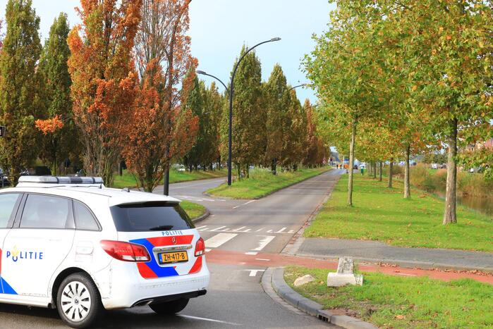 Kop-staart botsing voor stoplicht