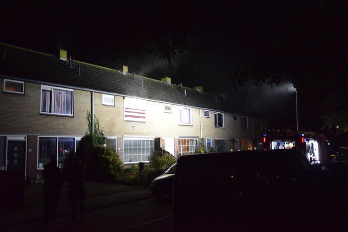 Woning zwaar beschadigd na brand