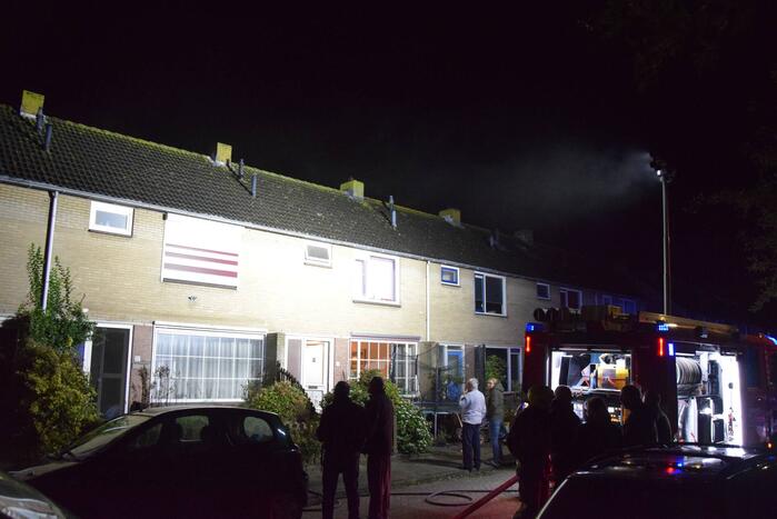 Woning zwaar beschadigd na brand