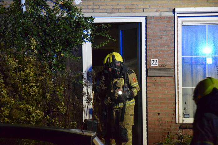 Woning zwaar beschadigd na brand