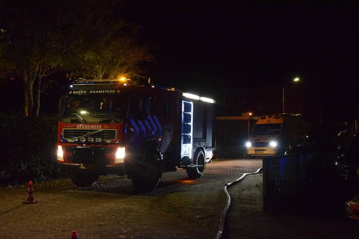 Woning zwaar beschadigd na brand