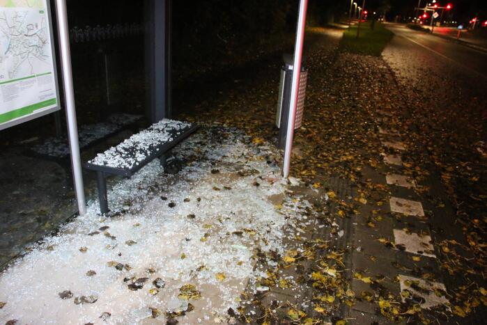 Politie zoekt getuigen na vernieling meerdere bushokjes