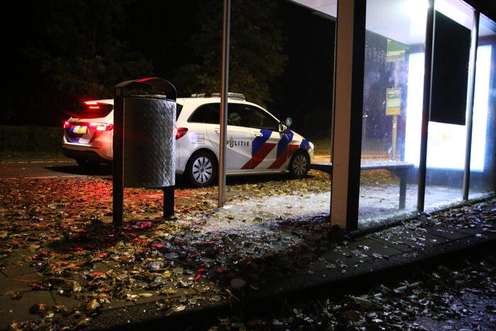 Politie zoekt getuigen na vernieling meerdere bushokjes