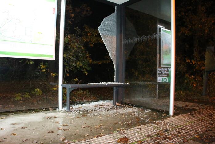 Politie zoekt getuigen na vernieling meerdere bushokjes