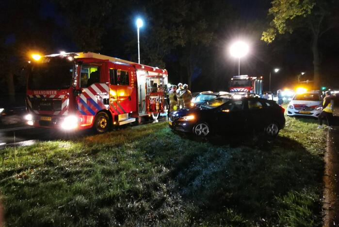 Twee auto's betrokken bij aanrijding