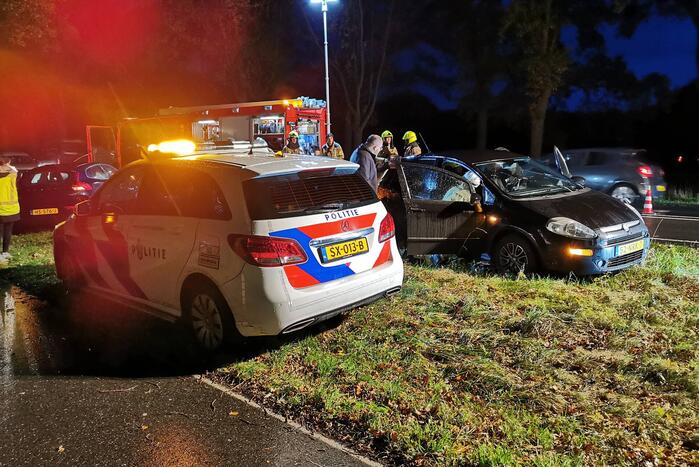 Twee auto's betrokken bij aanrijding