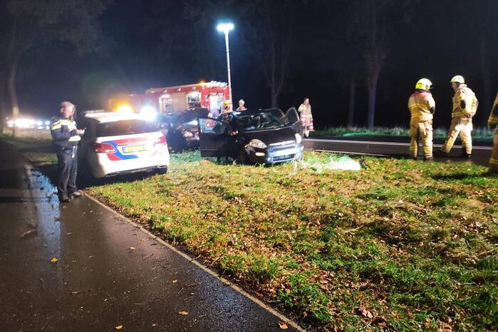 Twee auto's betrokken bij aanrijding