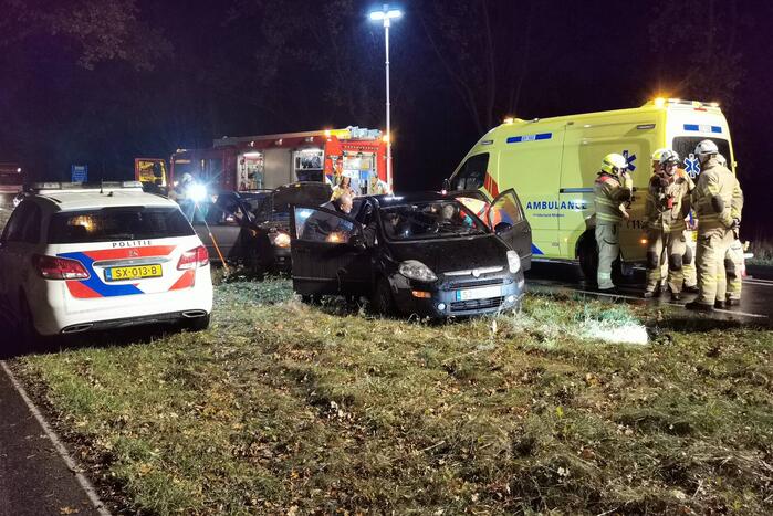 Twee auto's betrokken bij aanrijding