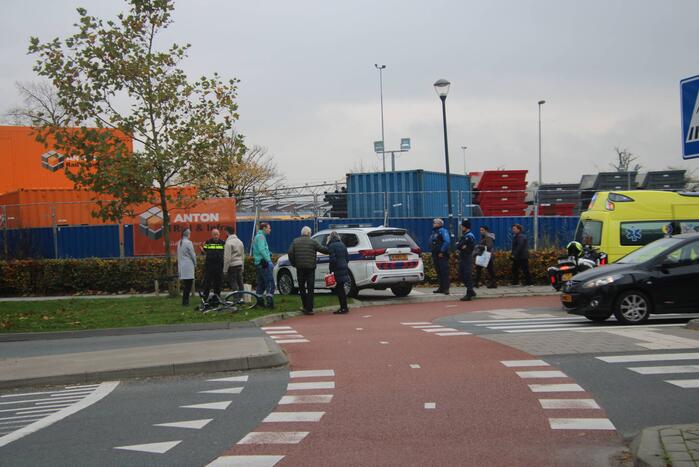 Overstekende fietser gewond bij botsing