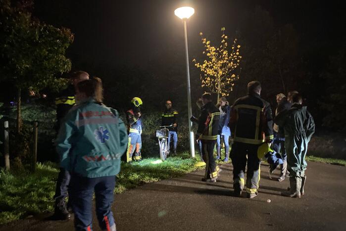 Kinderfiets in het water gevonden
