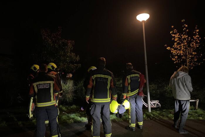 Kinderfiets in het water gevonden
