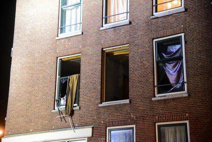 Twee gewonden na gasexplosie in woning