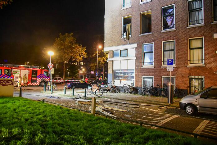 Twee gewonden na gasexplosie in woning