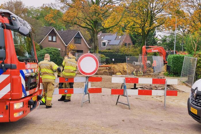 Gas- en waterleiding geraakt bij werkzaamheden