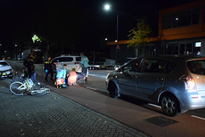 Twee personen gewond na val met fiets