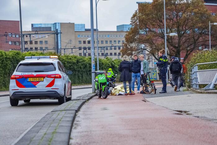 Go Sharing-scooter betrokken bij botsing op fietspad