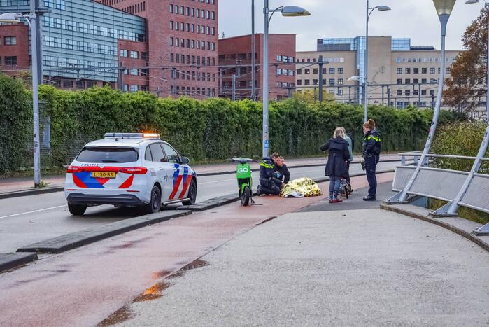 Go Sharing-scooter betrokken bij botsing op fietspad