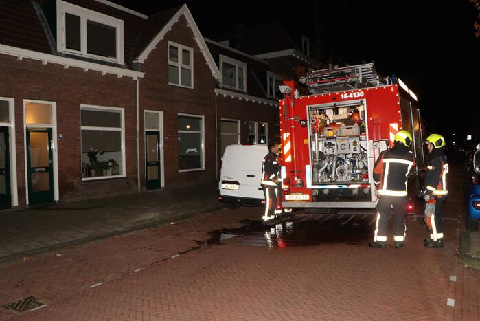 Persoon gewond bij woningbrand