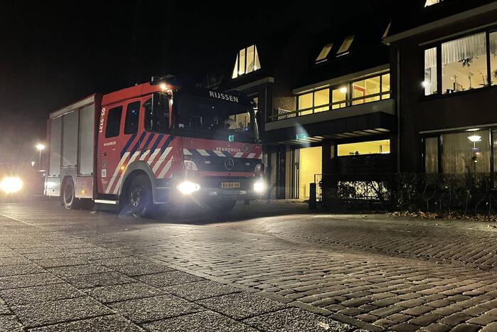 Brand gerucht bij Parkstede appartementencomplex
