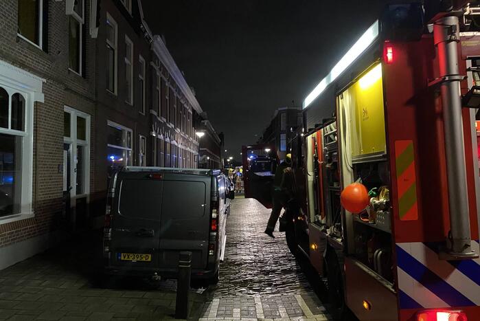 Zeer grote brand op dakterras