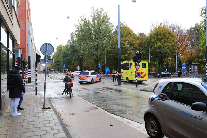 Persoon op fiets aangereden door auto
