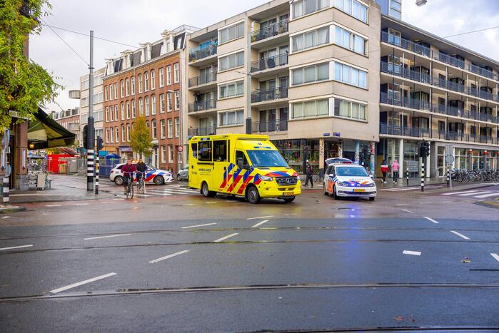 Persoon op fiets aangereden door auto
