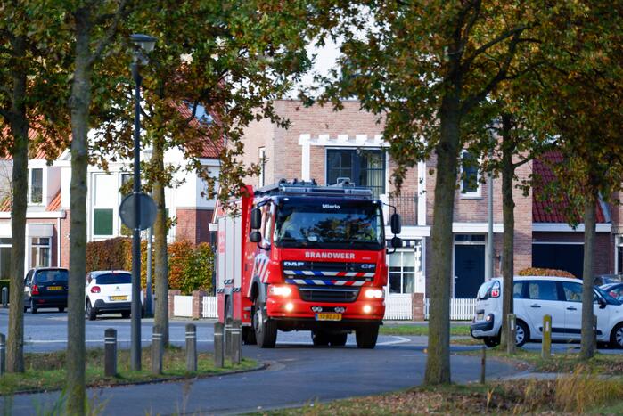 Kind bevrijdt uit bakfiets door brandweer
