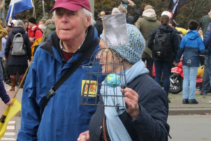 Grote demonstratie tegen coronamaatregelen