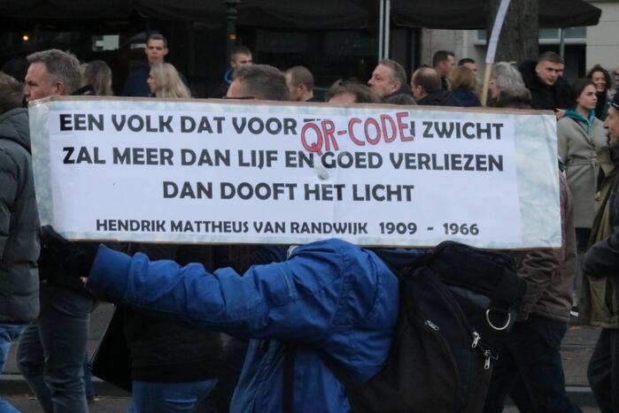 Grote demonstratie tegen coronamaatregelen