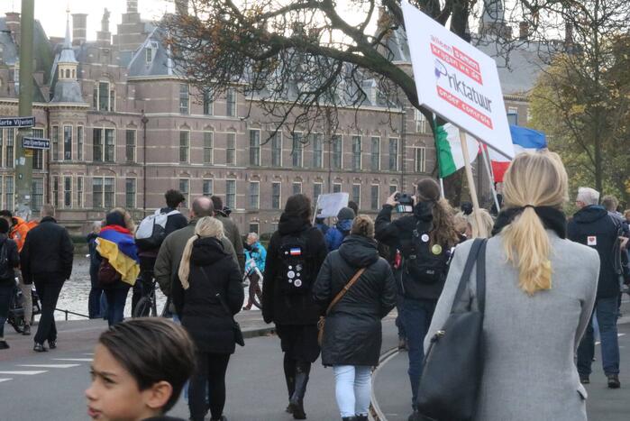 Grote demonstratie tegen coronamaatregelen