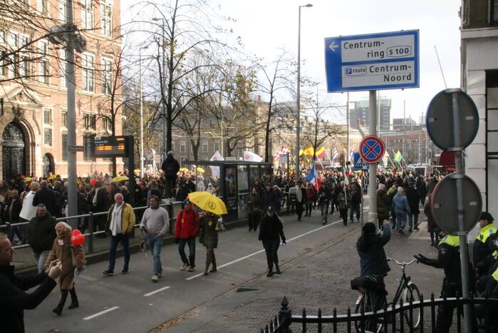 Grote demonstratie tegen coronamaatregelen