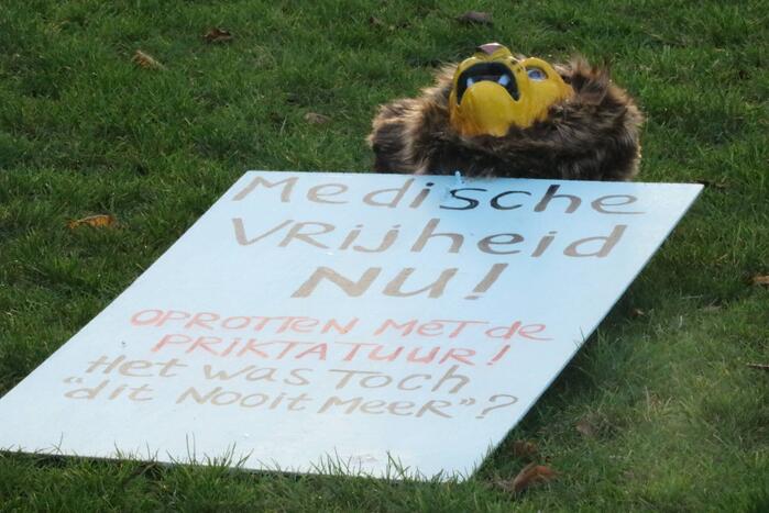 Grote demonstratie tegen coronamaatregelen