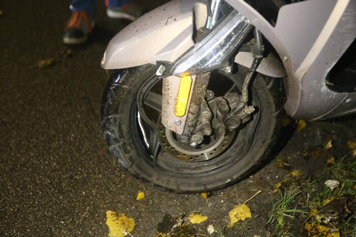 Scooterrijder gewond bij eenzijdig ongeval