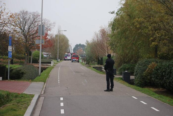 Straat afgesloten nadat gasleiding geraakt is bij werkzaamheden