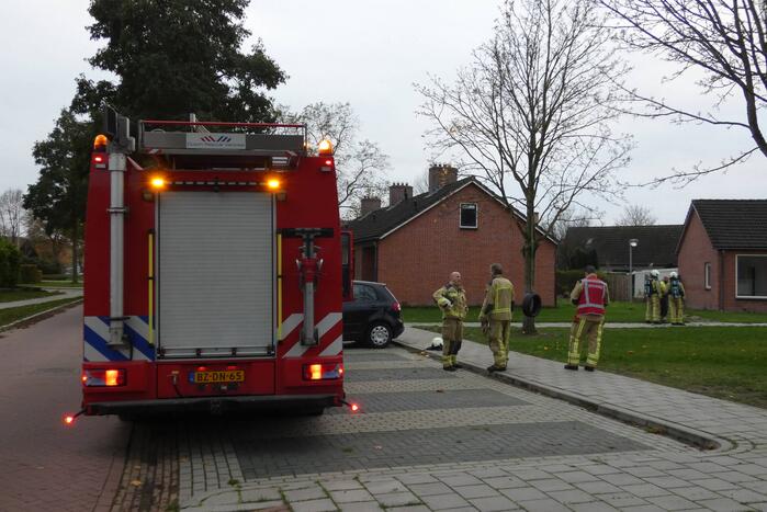 Brandweer doet onderzoek naar gaslucht