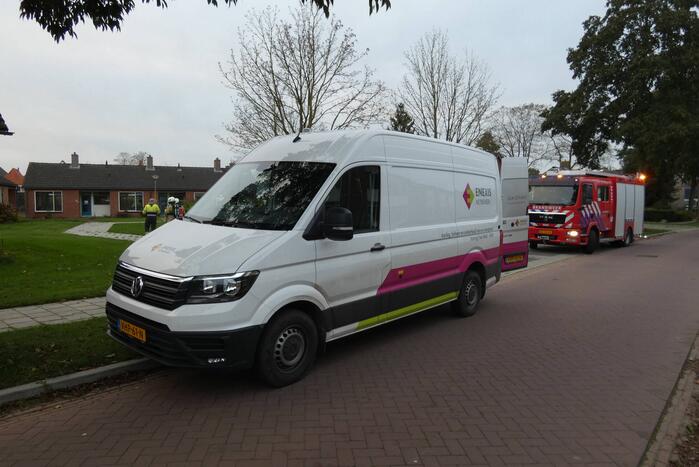 Brandweer doet onderzoek naar gaslucht