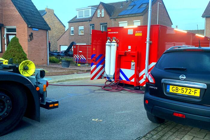 Uitslaande brand verwoest zolder van woning