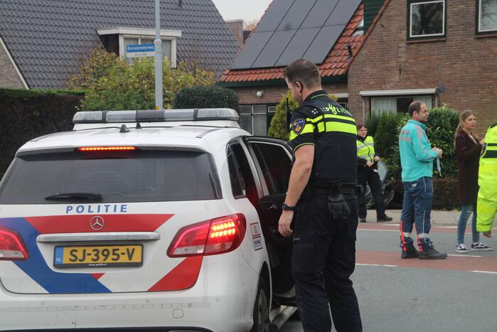 Aanhouding en gewonde na ongeval tussen voertuigen