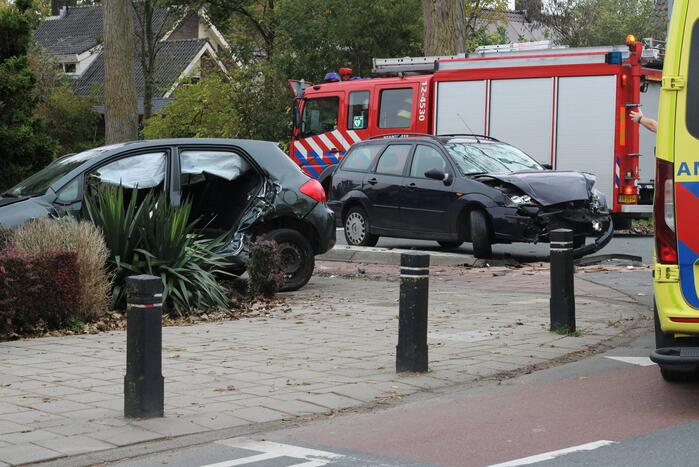 Aanhouding en gewonde na ongeval tussen voertuigen