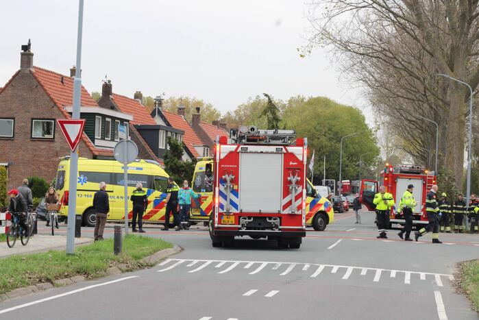 Aanhouding en gewonde na ongeval tussen voertuigen