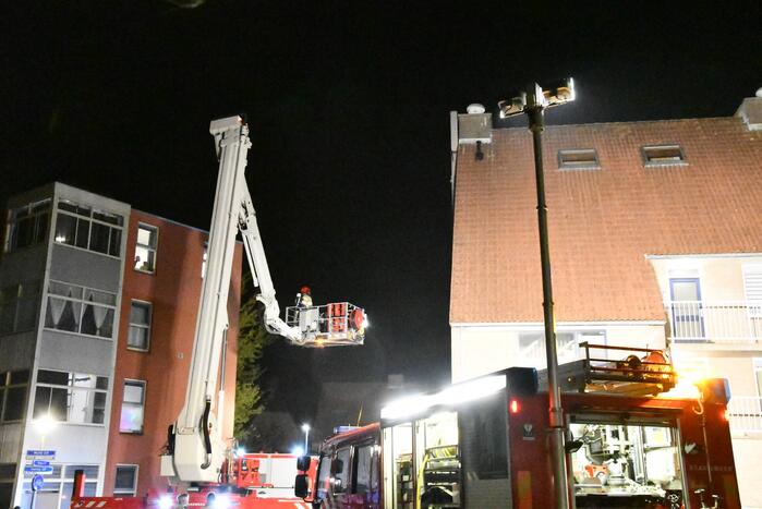 Veel rookontwikkeling bij brand in restaurant