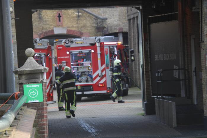 Bedrijfsverzamelgebouw ontruimd na afgaan brandalarm