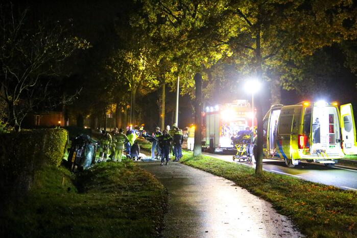 Bestuurder aangehouden na ernstig ongeval