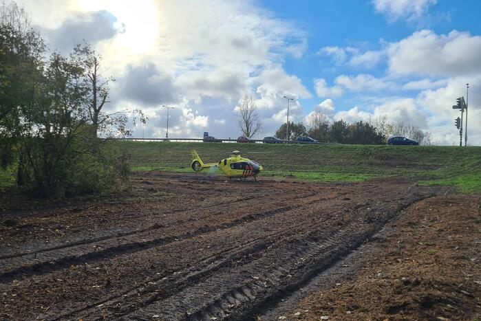 Fietser ernstig gewond na valpartij
