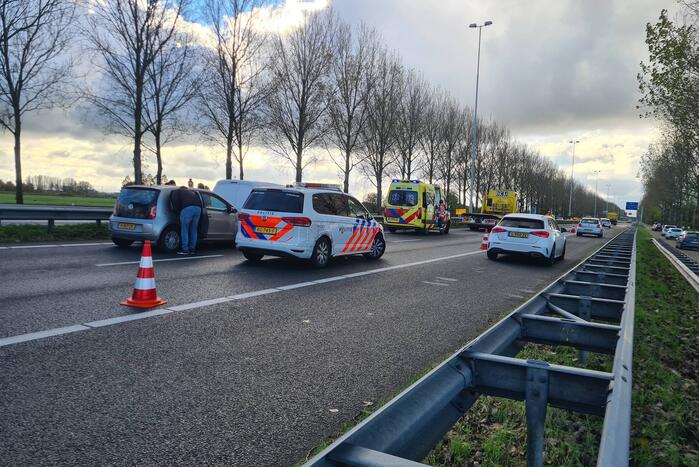 Flinke file na kop-staartaanrijding