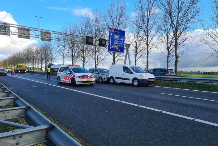 Flinke file na kop-staartaanrijding