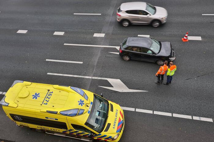 Veel schade bij ongeval tussen twee auto's